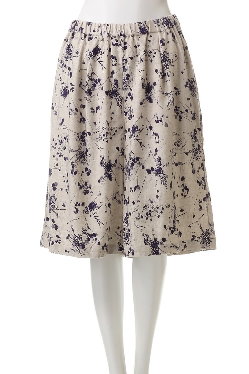 【ミズイロ インド/mizuiro ind】のrayon linen print short PT パンツ 人気、トレンドファッション・服の通販 founy(ファニー) 　ファッション　Fashion　レディースファッション　Fashion for Women　パンツ　Pants & Trousers　ショートパンツ・ハーフパンツ　High-Waisted & Relaxed Shorts　おすすめ　Recommended / Our Picks　ショート　Short, Short Length　ハーフ　Half, Half-Length　プリント　Print, Printed Pattern　モダン　Modern, Contemporary　モノトーン　Monotone, Black and White　リネン　Linen, Linen Fabric　リラックス　Relax, Relaxed Fit　ワイド　Wide, Wide Fit　other-2|ID: prp329100004369566 ipo3291000000032926554