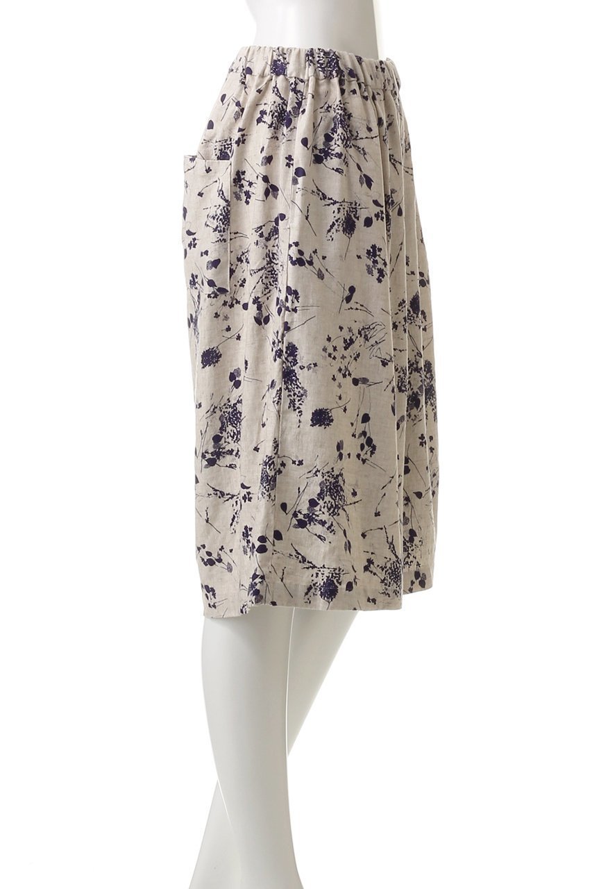 【ミズイロ インド/mizuiro ind】のrayon linen print short PT パンツ 人気、トレンドファッション・服の通販 founy(ファニー) 　ファッション　Fashion　レディースファッション　Fashion for Women　パンツ　Pants & Trousers　ショートパンツ・ハーフパンツ　High-Waisted & Relaxed Shorts　おすすめ　Recommended / Our Picks　ショート　Short, Short Length　ハーフ　Half, Half-Length　プリント　Print, Printed Pattern　モダン　Modern, Contemporary　モノトーン　Monotone, Black and White　リネン　Linen, Linen Fabric　リラックス　Relax, Relaxed Fit　ワイド　Wide, Wide Fit　other-3|ID: prp329100004369566 ipo3291000000032926562