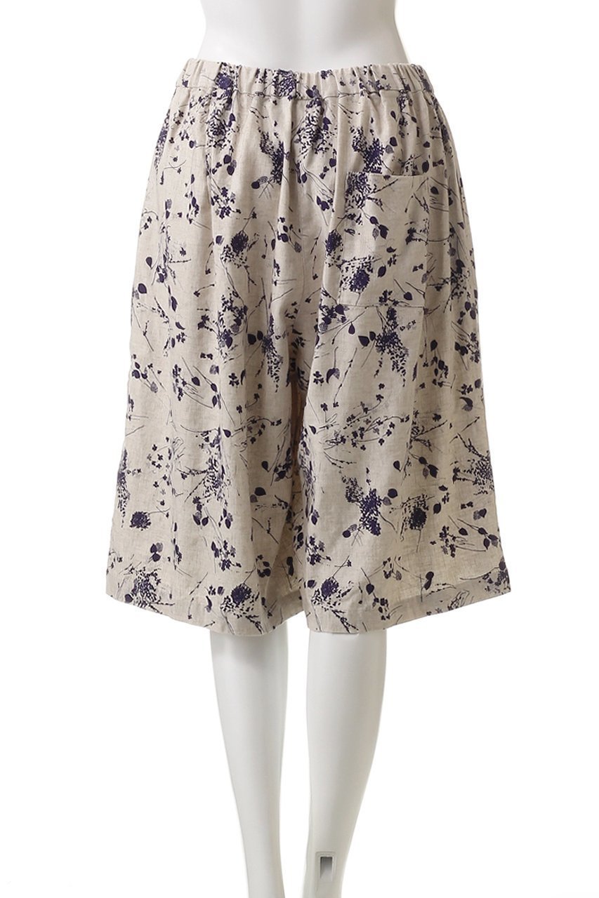 【ミズイロ インド/mizuiro ind】のrayon linen print short PT パンツ 人気、トレンドファッション・服の通販 founy(ファニー) 　ファッション　Fashion　レディースファッション　Fashion for Women　パンツ　Pants & Trousers　ショートパンツ・ハーフパンツ　High-Waisted & Relaxed Shorts　おすすめ　Recommended / Our Picks　ショート　Short, Short Length　ハーフ　Half, Half-Length　プリント　Print, Printed Pattern　モダン　Modern, Contemporary　モノトーン　Monotone, Black and White　リネン　Linen, Linen Fabric　リラックス　Relax, Relaxed Fit　ワイド　Wide, Wide Fit　other-4|ID: prp329100004369566 ipo3291000000032926571