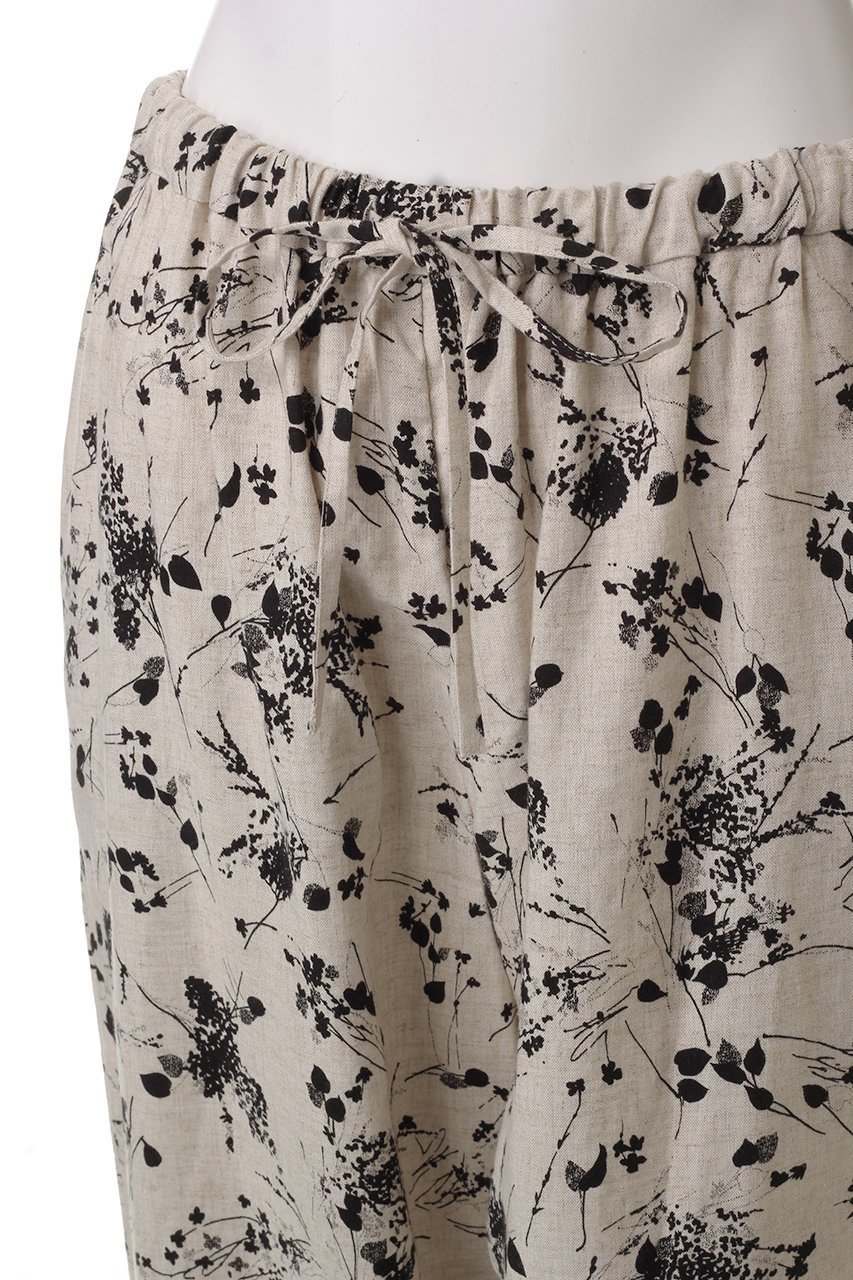 【ミズイロ インド/mizuiro ind】のrayon linen print easy PT パンツ 人気、トレンドファッション・服の通販 founy(ファニー) 　ファッション　Fashion　レディースファッション　Fashion for Women　パンツ　Pants & Trousers　シンプル　Simple, Minimal　プリント　Print, Printed Pattern　モダン　Modern, Contemporary　モノトーン　Monotone, Black and White　リネン　Linen, Linen Fabric　ワイド　Wide, Wide Fit　other-5|ID: prp329100004369567 ipo3291000000032926668