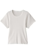 【エリオポール/heliopole】の【TICCA】テレコTシャツ 人気、トレンドファッション・服の通販 founy(ファニー) ファッション Fashion レディースファッション WOMEN トップス・カットソー Tops/Tshirt シャツ/ブラウス Shirts/Blouses ロング / Tシャツ T-Shirts カットソー Cut and Sewn 2025年 2025 2025春夏・S/S Ss,Spring/Summer,2025 インナー Inner エレガント 上品 Elegant ショート Short スリーブ Sleeve テレコ Tereko フィット Fit ベーシック Basic ワーク Work 半袖 Short Sleeve 夏 Summer 春 Spring S/S・春夏 Ss・Spring/Summer thumbnail ホワイト|ID: prp329100004369569 ipo3291000000030545014