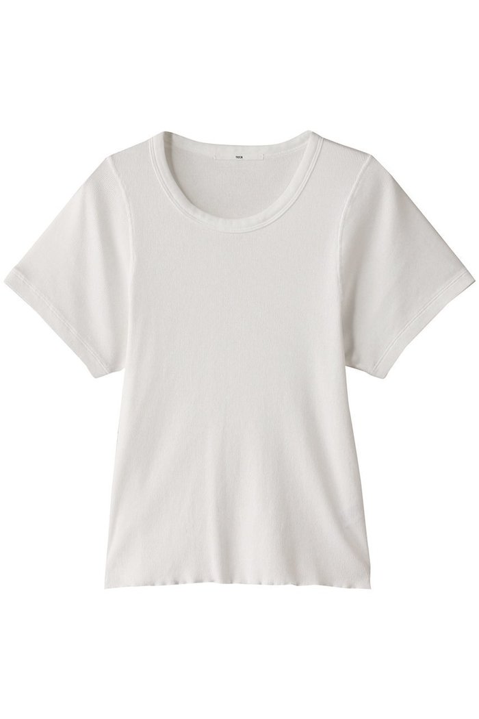 【エリオポール/heliopole】の【TICCA】テレコTシャツ インテリア・キッズ・メンズ・レディースファッション・服の通販 founy(ファニー) https://founy.com/ ファッション Fashion レディースファッション Fashion for Women トップス・カットソー Cut & Sew Tops シャツ・ブラウス・オフィスカジュアル Elegant Blouses & Button-Ups ロングTシャツ・Tシャツ Longline T-Shirts & Tees カットソー・ベーシックTシャツ Cut-and-Sewn Tops / Stretch Tees & Basics インナー Innerwear エレガント 上品 Elegant ショート Short, Short Length スリーブ Sleeve, Long Sleeve / Short Sleeve テレコ Ribbed, Rib Stitch フィット Fit, Slim Fit ベーシック Basic, Essential ワーク Workwear, Utility Style 半袖 Short Sleeve, Half Sleeve |ID: prp329100004369569 ipo3291000000032876747