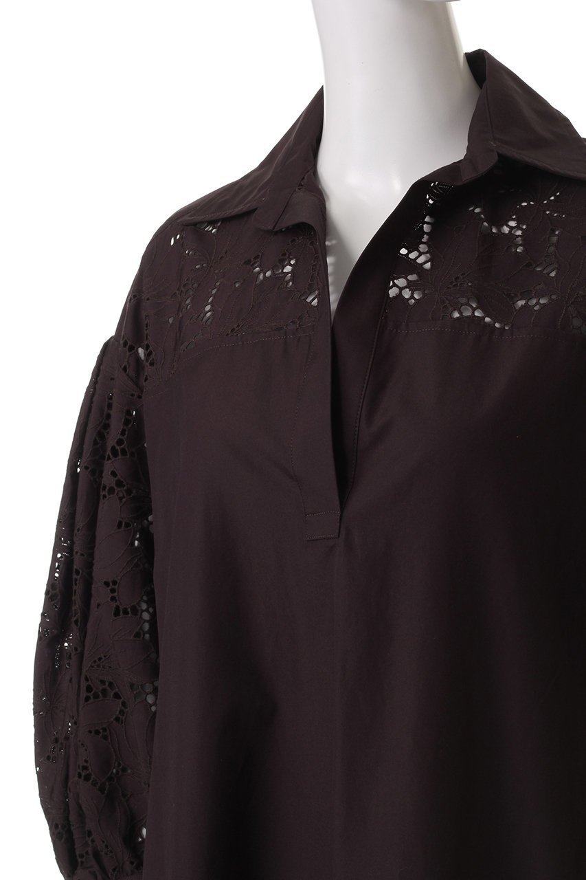 【エリオポール/heliopole】の【TICCA】FLW LACE SLV ドレス 人気、トレンドファッション・服の通販 founy(ファニー) 　ファッション　Fashion　レディースファッション　WOMEN　ワンピース　Dress　ドレス　Party Dresses　チュニック　Tunic　エレガント 上品　Elegant　シアー　Sheer　チュニック　Tunic　デコルテ　Decolletage　ドレス　Dress　ベーシック　Basic　レース　Race　ワーク　Work　other-5|ID: prp329100004369571 ipo3291000000031337955