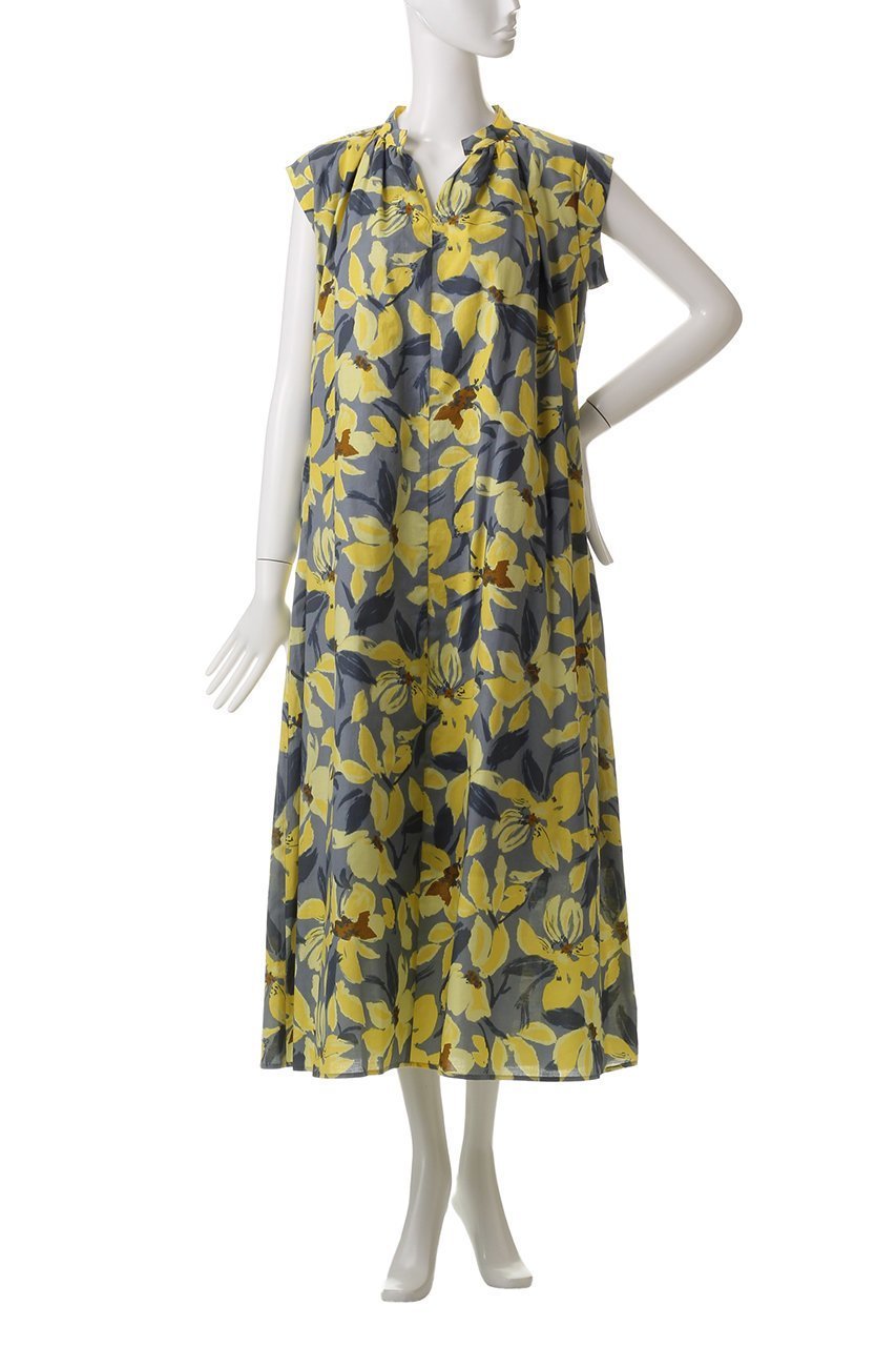 【エリオポール/heliopole】の【THREE DOTS】PRINT SS ドレス 人気、トレンドファッション・服の通販 founy(ファニー) 　ファッション　Fashion　レディースファッション　Fashion for Women　ワンピース　Dresses　フォーマル・パーティードレス・結婚式用ドレス　Elegant & Casual Dresses　チュニック　Tunic Tops & Dresses　シアー　Sheer, See-Through　チュニック　Tunic, Long Top　ドレス　Dress, One-Piece　フラワー　Flower, Floral　ロング　Long, Long-Length　夏　Summer　春　Spring　S/S・春夏　SS, Spring/Summer, Warm Season　other-2|ID: prp329100004369574 ipo3291000000032868968