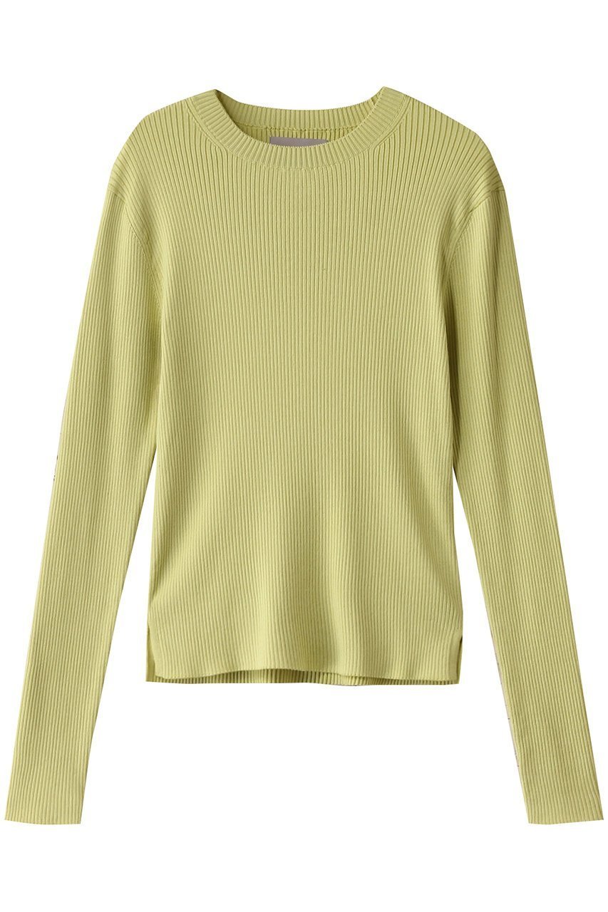 【ヒューエルミュージアム/hueLe Museum】の【hLM】ウォシャブルシルクニットプルオーバー インテリア・キッズ・メンズ・レディースファッション・服の通販 founy(ファニー) 　ファッション　Fashion　レディースファッション　Fashion for Women　トップス・カットソー　Cut & Sew Tops　ニット　Knit Tops & Sweaters　カジュアルプルオーバー・ニットトップス　Pullovers & Knit Tops / Casual Pullovers　なめらか　Smooth, Silky Texture　コーティング　Coating, Coated Finish　シルク　Silk, 100% Silk　シンプル　Simple, Minimal　イエロー|ID: prp329100004369577 ipo3291000000035889565