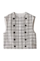 【ヒューエルミュージアム/hueLe Museum】の【STUMBLY】New Silhouette Gilet Blouse ホワイト|ID: prp329100004369582 ipo3291000000032875491