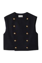 【ヒューエルミュージアム/hueLe Museum】の【STUMBLY】New Silhouette Gilet Blouse ネイビー|ID: prp329100004369582 ipo3291000000032875498