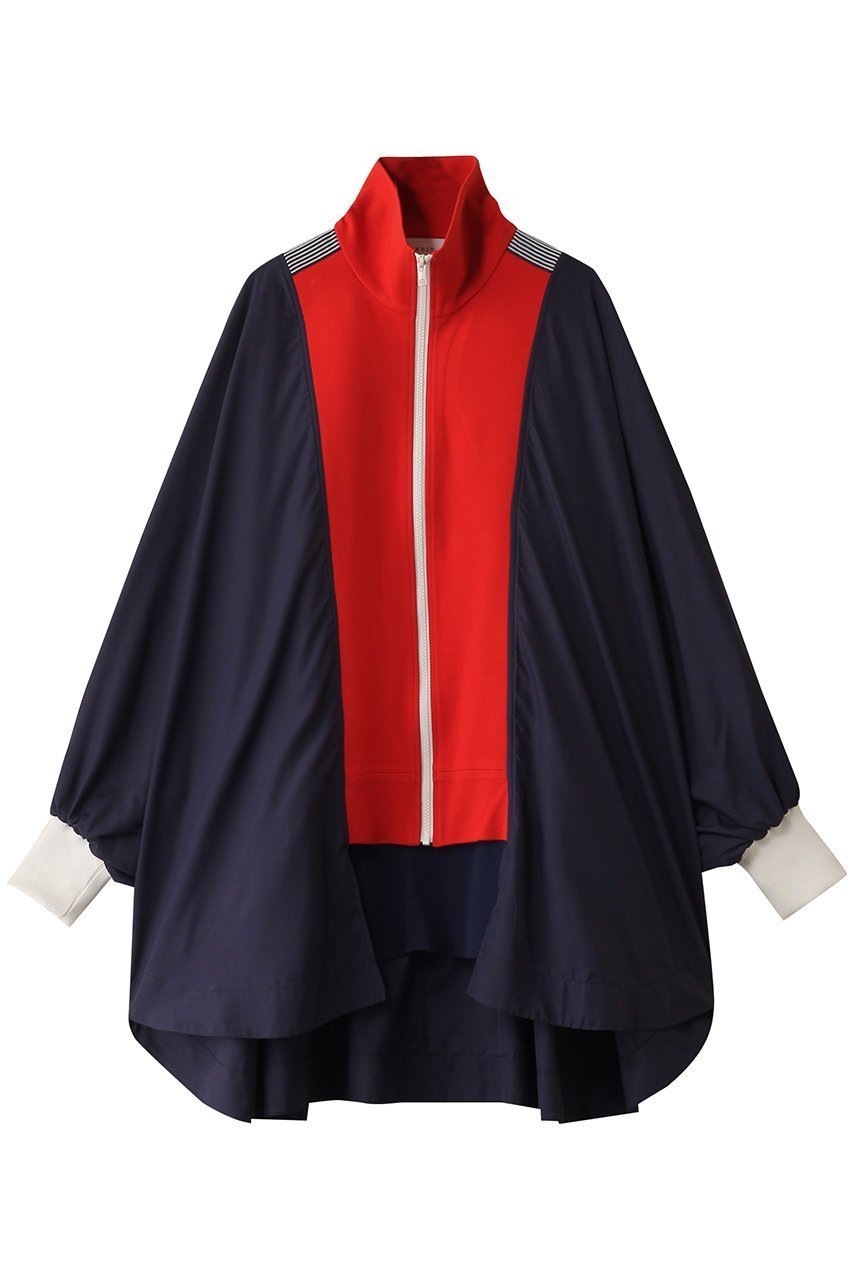 【ヒューエルミュージアム/hueLe Museum】の【STUMBLY】Volume Combi Zip Up 人気、トレンドファッション・服の通販 founy(ファニー) ファッション Fashion レディースファッション Fashion for Women トップス・カットソー Cut & Sew Tops シャツ・ブラウス・オフィスカジュアル Elegant Blouses & Button-Ups ジップ Zip, Zipper スリーブ Sleeve, Long Sleeve / Short Sleeve ポンチョ Poncho, Cape Style メッシュ Mesh, Net Fabric ロング Long, Long-Length other-1|ID: prp329100004369583 ipo3291000000034615624