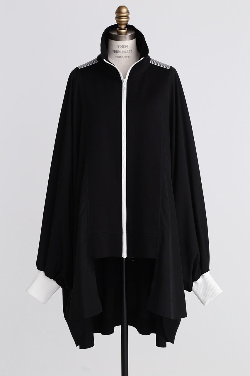 【ヒューエルミュージアム/hueLe Museum】の【STUMBLY】Volume Combi Zip Up 人気、トレンドファッション・服の通販 founy(ファニー) ファッション Fashion レディースファッション Fashion for Women トップス・カットソー Cut & Sew Tops シャツ・ブラウス・オフィスカジュアル Elegant Blouses & Button-Ups ジップ Zip, Zipper スリーブ Sleeve, Long Sleeve / Short Sleeve ポンチョ Poncho, Cape Style メッシュ Mesh, Net Fabric ロング Long, Long-Length other-2|ID: prp329100004369583 ipo3291000000034615627