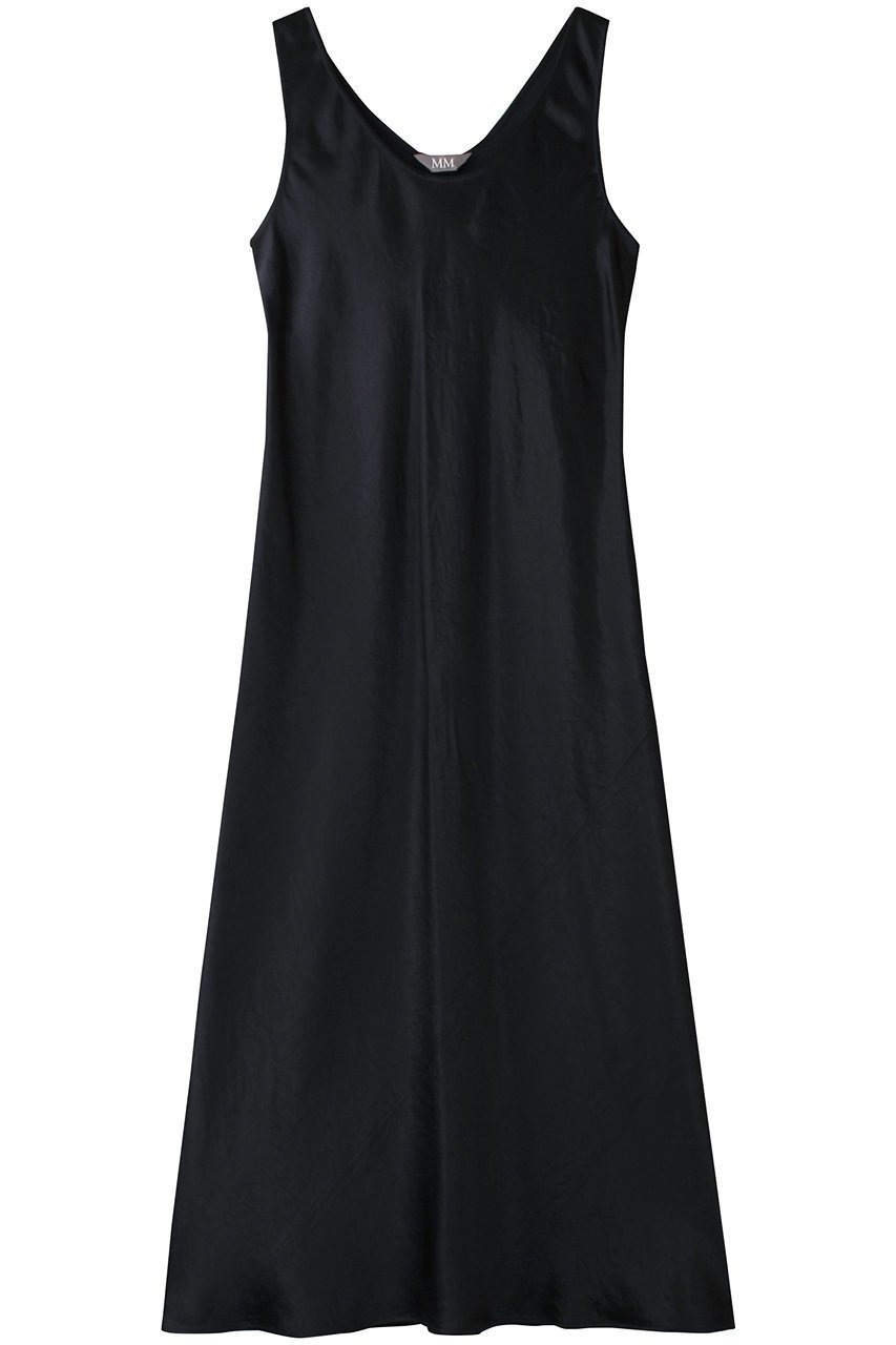 【マックスマーラ/Max Mara】の【MM】TALETE サテンノースリーブドレス インテリア・キッズ・メンズ・レディースファッション・服の通販 founy(ファニー) 　ファッション　Fashion　レディースファッション　Fashion for Women　ワンピース　Dresses　フォーマル・パーティードレス・結婚式用ドレス　Elegant & Casual Dresses　チュニック　Tunic Tops & Dresses　クラシック　Classic, Timeless Style　サテン　Satin, Glossy Fabric　シューズ　Shoes, Footwear　チュニック　Tunic, Long Top　ドレス　Dress, One-Piece　ノースリーブ　Sleeveless, No-Sleeve　ロング　Long, Long-Length　ネイビー|ID: prp329100004369584 ipo3291000000032881960