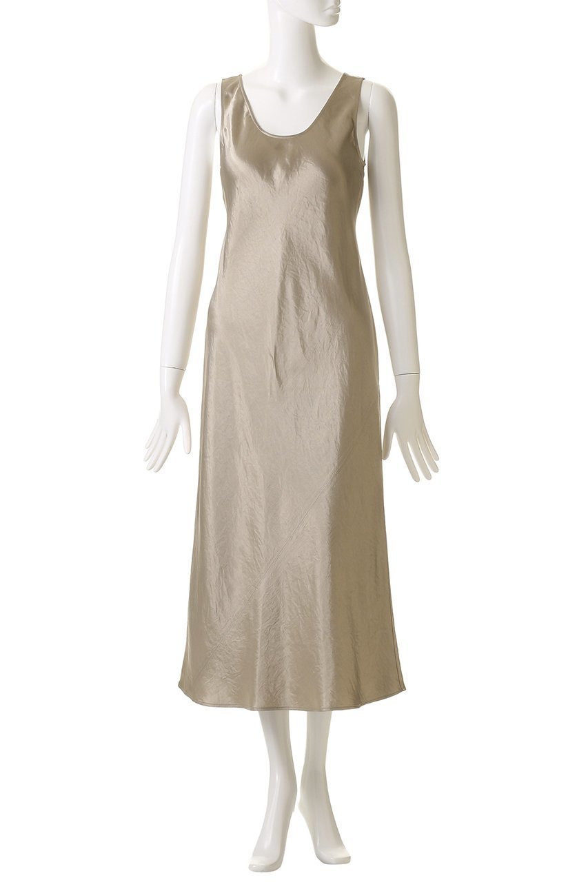 【マックスマーラ/Max Mara】の【MM】TALETE サテンノースリーブドレス 人気、トレンドファッション・服の通販 founy(ファニー) 　ファッション　Fashion　レディースファッション　Fashion for Women　ワンピース　Dresses　フォーマル・パーティードレス・結婚式用ドレス　Elegant & Casual Dresses　チュニック　Tunic Tops & Dresses　クラシック　Classic, Timeless Style　サテン　Satin, Glossy Fabric　シューズ　Shoes, Footwear　チュニック　Tunic, Long Top　ドレス　Dress, One-Piece　ノースリーブ　Sleeveless, No-Sleeve　ロング　Long, Long-Length　other-2|ID: prp329100004369584 ipo3291000000032881965
