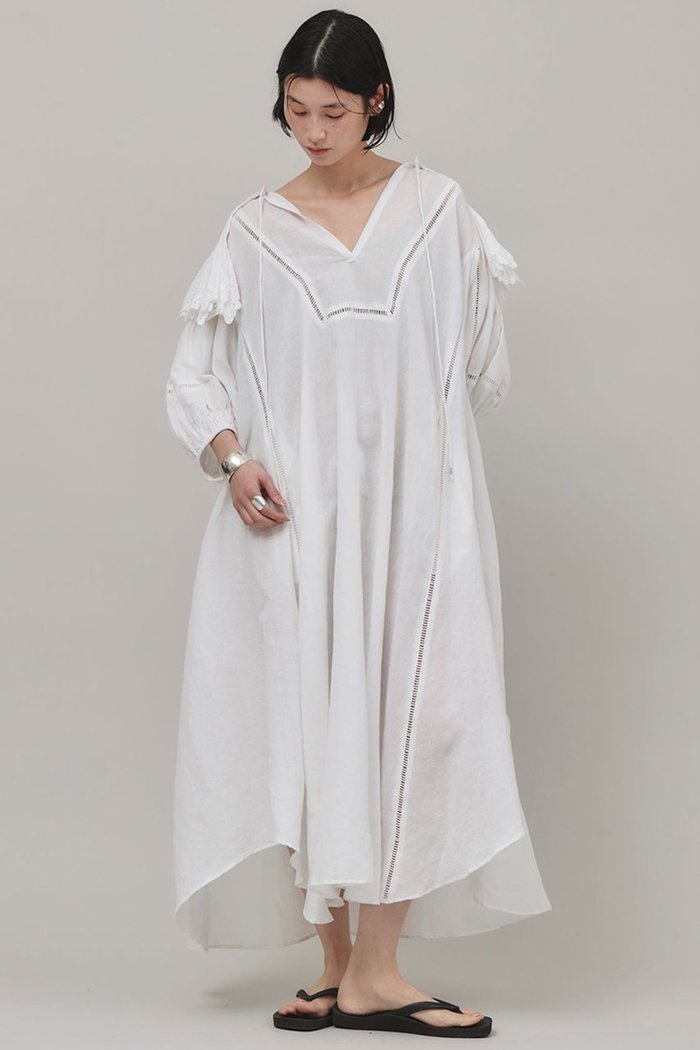 【カレンソロジー/Curensology】のハンドスモッキングワンピース インテリア・キッズ・メンズ・レディースファッション・服の通販 founy(ファニー) https://founy.com/ ファッション Fashion レディースファッション Ladies' Fashion Online ワンピース Dress チュニック Tunic インド India チュニック Tunic リネン Linen ロング Long ワイド Wide 再入荷 Restock/Back In Stock/Re Arrival |ID: prp329100004369586 ipo3291000000032613701