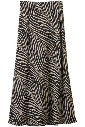 【バイ マレーネ ビルガー/BY MALENE BIRGER】のBOSHAN ゼブラプリントフレアスカート 人気、トレンドファッション・服の通販 founy(ファニー) ファッション Fashion レディースファッション Fashion for Women スカート Skirts Aライン・フレアスカート A-Line & Flared Skirts ロングスカート Long Skirts / Maxi & Midi Skirts シルク Silk, 100% Silk プリント Print, Printed Pattern マキシ Maxi, Full Length モノトーン Monotone, Black and White ロング Long, Long-Length エレガント 上品 Elegant |ID:prp329100004369588
