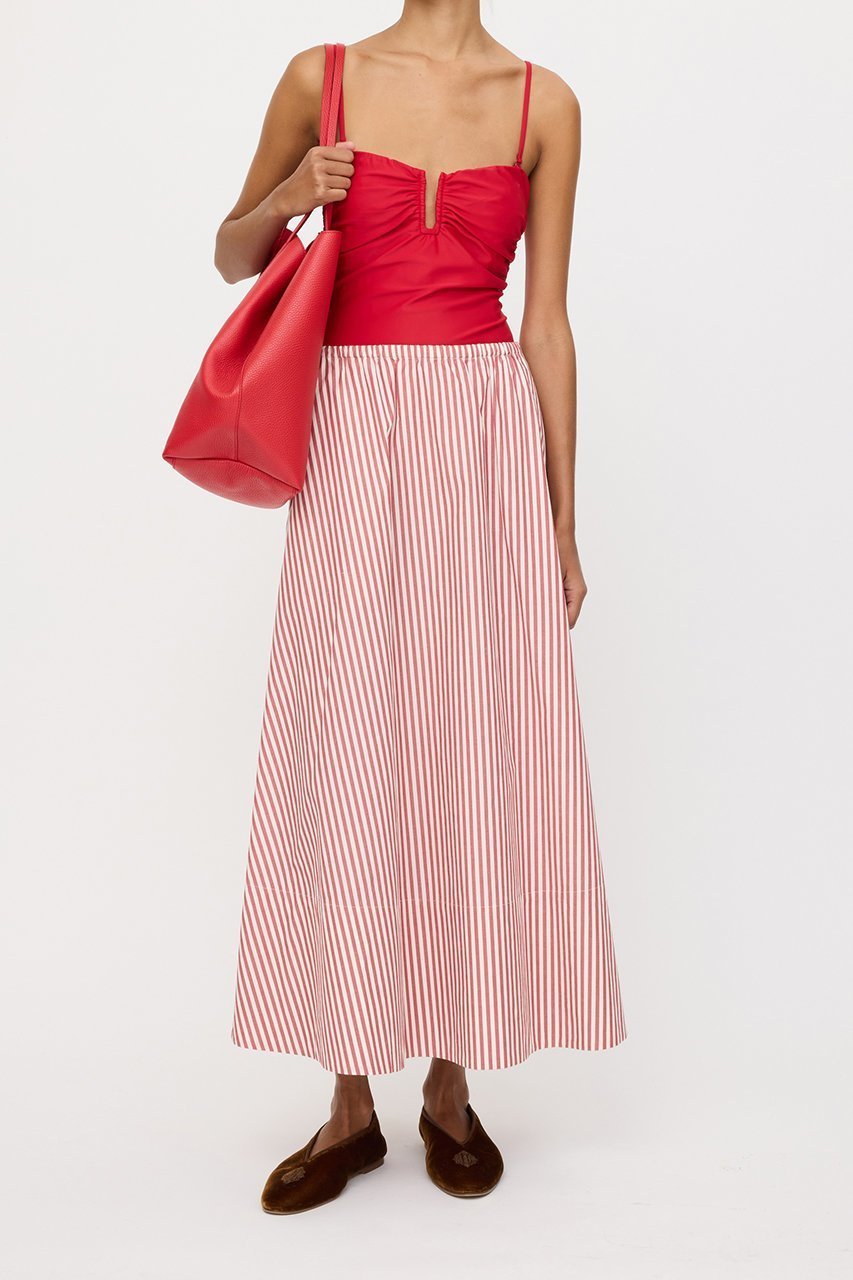 【バイ マレーネ ビルガー/BY MALENE BIRGER】のPHEOBES ストライプフレアスカート 人気、トレンドファッション・服の通販 founy(ファニー) 　ファッション　Fashion　レディースファッション　Fashion for Women　スカート　Skirts　Aライン・フレアスカート　A-Line & Flared Skirts　ロングスカート　Long Skirts / Maxi & Midi Skirts　ストライプ　Stripe, Striped Pattern　フェミニン　Feminine, Girly　フレア　Flare, Flared　ロング　Long, Long-Length　other-6|ID: prp329100004369589 ipo3291000000032825644