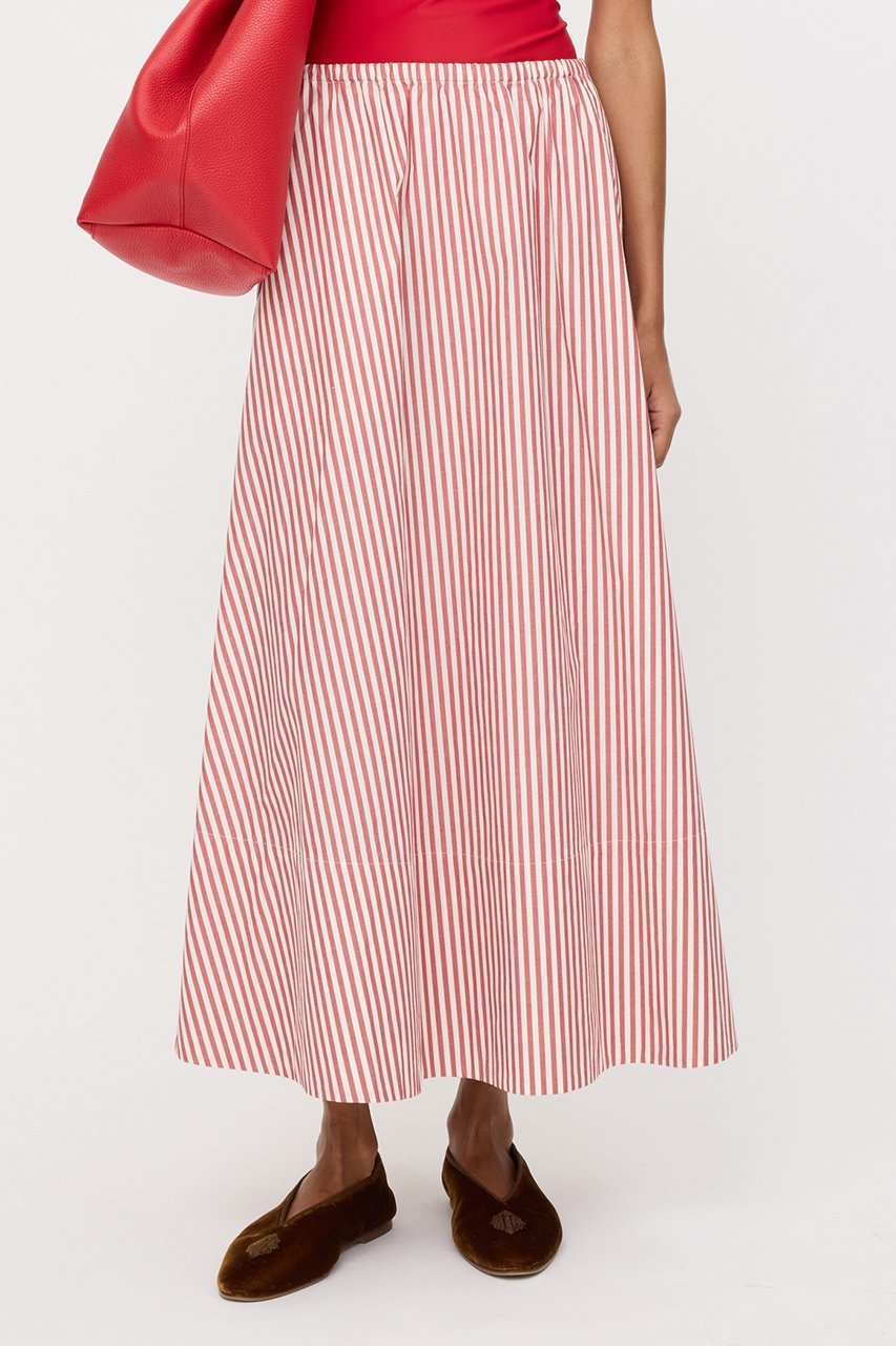 【バイ マレーネ ビルガー/BY MALENE BIRGER】のPHEOBES ストライプフレアスカート 人気、トレンドファッション・服の通販 founy(ファニー) 　ファッション　Fashion　レディースファッション　Fashion for Women　スカート　Skirts　Aライン・フレアスカート　A-Line & Flared Skirts　ロングスカート　Long Skirts / Maxi & Midi Skirts　ストライプ　Stripe, Striped Pattern　フェミニン　Feminine, Girly　フレア　Flare, Flared　ロング　Long, Long-Length　other-7|ID: prp329100004369589 ipo3291000000032825645