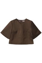 【バイ マレーネ ビルガー/BY MALENE BIRGER】のHANIA クロップドトップス ダークマホガニー|ID: prp329100004369591 ipo3291000000032879123