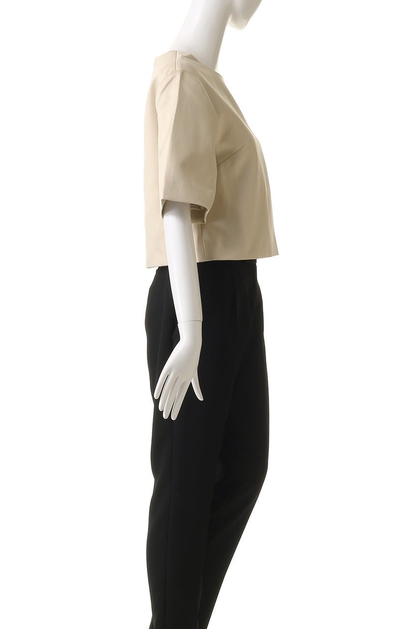 【バイ マレーネ ビルガー/BY MALENE BIRGER】のHANIA クロップドトップス 人気、トレンドファッション・服の通販 founy(ファニー) 　ファッション　Fashion　レディースファッション　Fashion for Women　トップス・カットソー　Cut & Sew Tops　シャツ・ブラウス・オフィスカジュアル　Elegant Blouses & Button-Ups　ロングTシャツ・Tシャツ　Longline T-Shirts & Tees　カットソー・ベーシックTシャツ　Cut-and-Sewn Tops / Stretch Tees & Basics　ショート　Short, Short Length　シンプル　Simple, Minimal　スリーブ　Sleeve, Long Sleeve / Short Sleeve　バランス　Balance, Style Balance　フレア　Flare, Flared　ボトム　Bottoms, Lower Wear　ワイド　Wide, Wide Fit　other-3|ID: prp329100004369591 ipo3291000000032879135