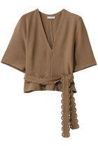 【バイ マレーネ ビルガー/BY MALENE BIRGER】のULLAS ハーフスリーブプルオーバー ライトブラウン|ID: prp329100004369592 ipo3291000000032694544