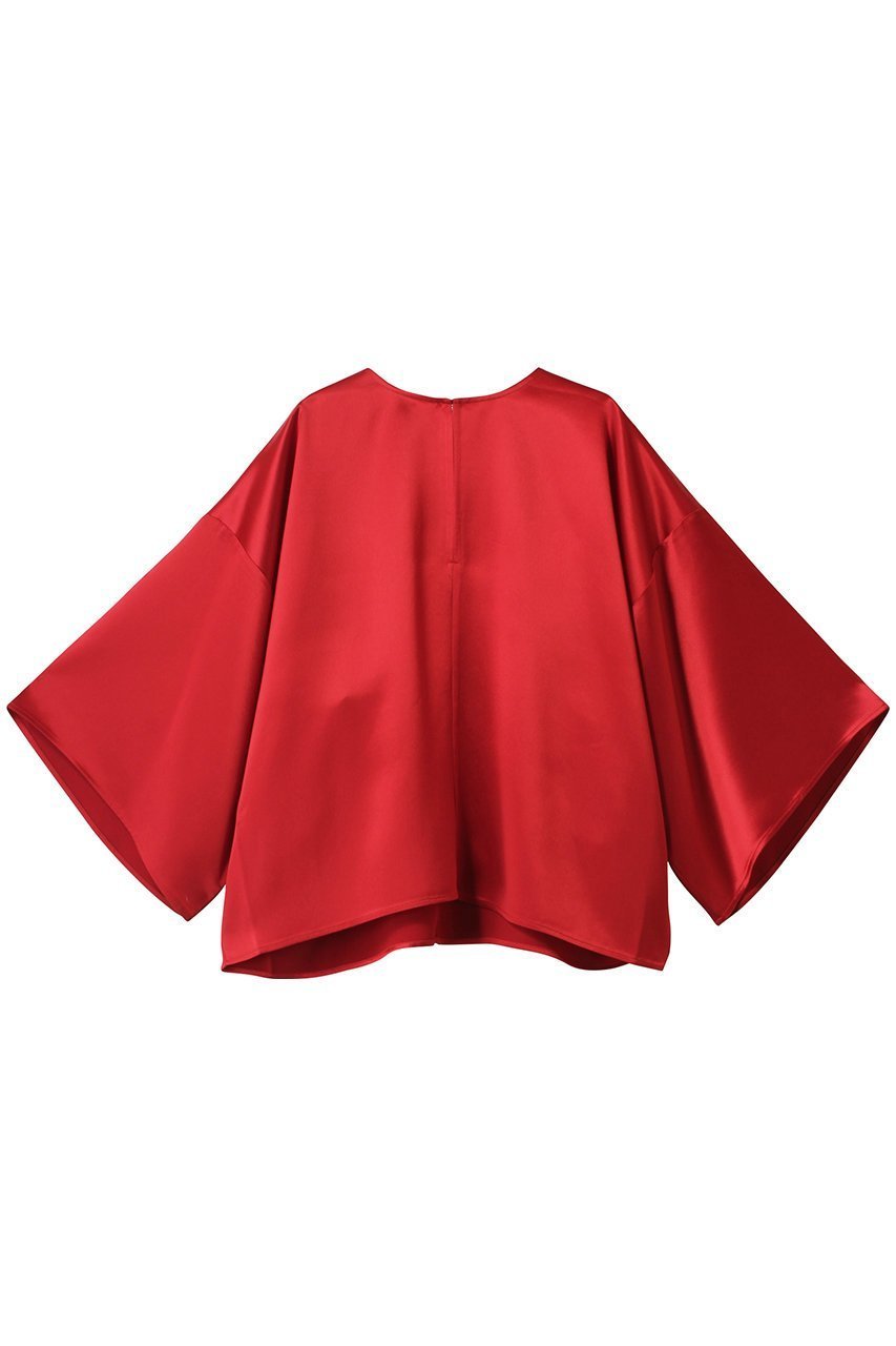 【バイ マレーネ ビルガー/BY MALENE BIRGER】のCICIE トップス インテリア・キッズ・メンズ・レディースファッション・服の通販 founy(ファニー) 　ファッション　Fashion　レディースファッション　Fashion for Women　トップス・カットソー　Cut & Sew Tops　シャツ・ブラウス・オフィスカジュアル　Elegant Blouses & Button-Ups　ショート　Short, Short Length　スリーブ　Sleeve, Long Sleeve / Short Sleeve　リゾート　Resort, Vacation Style　ワイド　Wide, Wide Fit　定番　Standard, Basic Item　ダークチリ|ID: prp329100004369593 ipo3291000000032868876