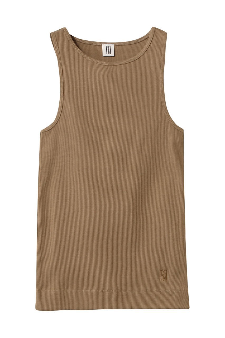 【バイ マレーネ ビルガー/BY MALENE BIRGER】のAMANI タンクトップ インテリア・キッズ・メンズ・レディースファッション・服の通販 founy(ファニー) 　ファッション　Fashion　レディースファッション　Fashion for Women　トップス・カットソー　Cut & Sew Tops　キャミソール&ノースリーブ　Camisoles & Sleeveless Tops　シャツ・ブラウス・オフィスカジュアル　Elegant Blouses & Button-Ups　ロングTシャツ・Tシャツ　Longline T-Shirts & Tees　カットソー・ベーシックTシャツ　Cut-and-Sewn Tops / Stretch Tees & Basics　キャミソール　Camisole, Spaghetti Strap Top　シンプル　Simple, Minimal　タンク　Tank Top, Sleeveless Top　フィット　Fit, Slim Fit　夏　Summer　春　Spring　S/S・春夏　SS, Spring/Summer, Warm Season　ライトブラウン|ID: prp329100004369599 ipo3291000000032879077