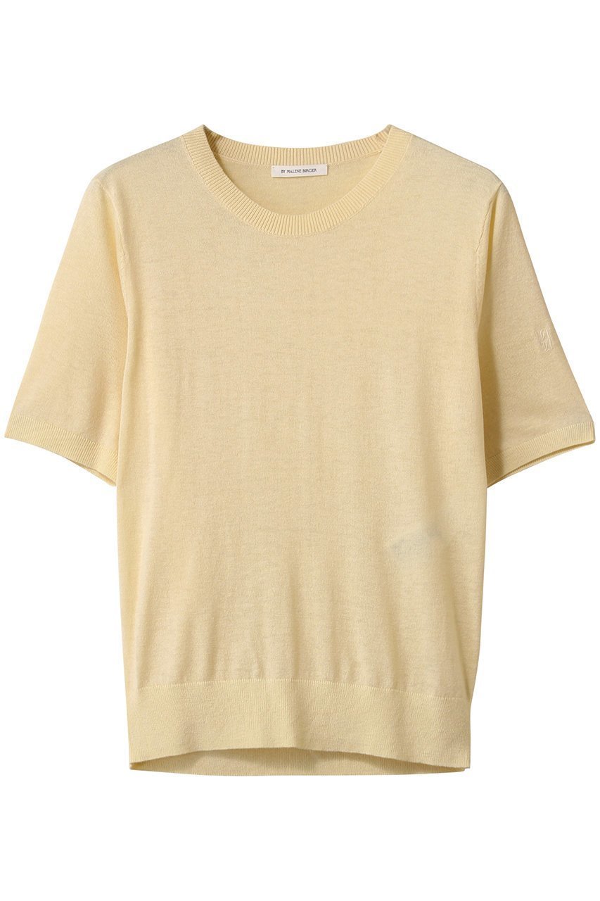 【バイ マレーネ ビルガー/BY MALENE BIRGER】のLELLE クルーネックプルオーバー インテリア・キッズ・メンズ・レディースファッション・服の通販 founy(ファニー) 　ファッション　Fashion　レディースファッション　Fashion for Women　トップス・カットソー　Cut & Sew Tops　ニット　Knit Tops & Sweaters　カジュアルプルオーバー・ニットトップス　Pullovers & Knit Tops / Casual Pullovers　なめらか　Smooth, Silky Texture　インナー　Innerwear　シアー　Sheer, See-Through　ボトム　Bottoms, Lower Wear　スィーミスト|ID: prp329100004369600 ipo3291000000032951408