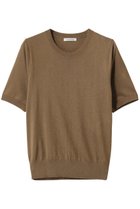 【バイ マレーネ ビルガー/BY MALENE BIRGER】のLELLE クルーネックプルオーバー 人気、トレンドファッション・服の通販 founy(ファニー) ファッション Fashion レディースファッション Fashion for Women トップス・カットソー Cut & Sew Tops ニット Knit Tops & Sweaters カジュアルプルオーバー・ニットトップス Pullovers & Knit Tops / Casual Pullovers なめらか Smooth, Silky Texture インナー Innerwear シアー Sheer, See-Through ボトム Bottoms, Lower Wear thumbnail ライトブラウン|ID: prp329100004369600 ipo3291000000032951412