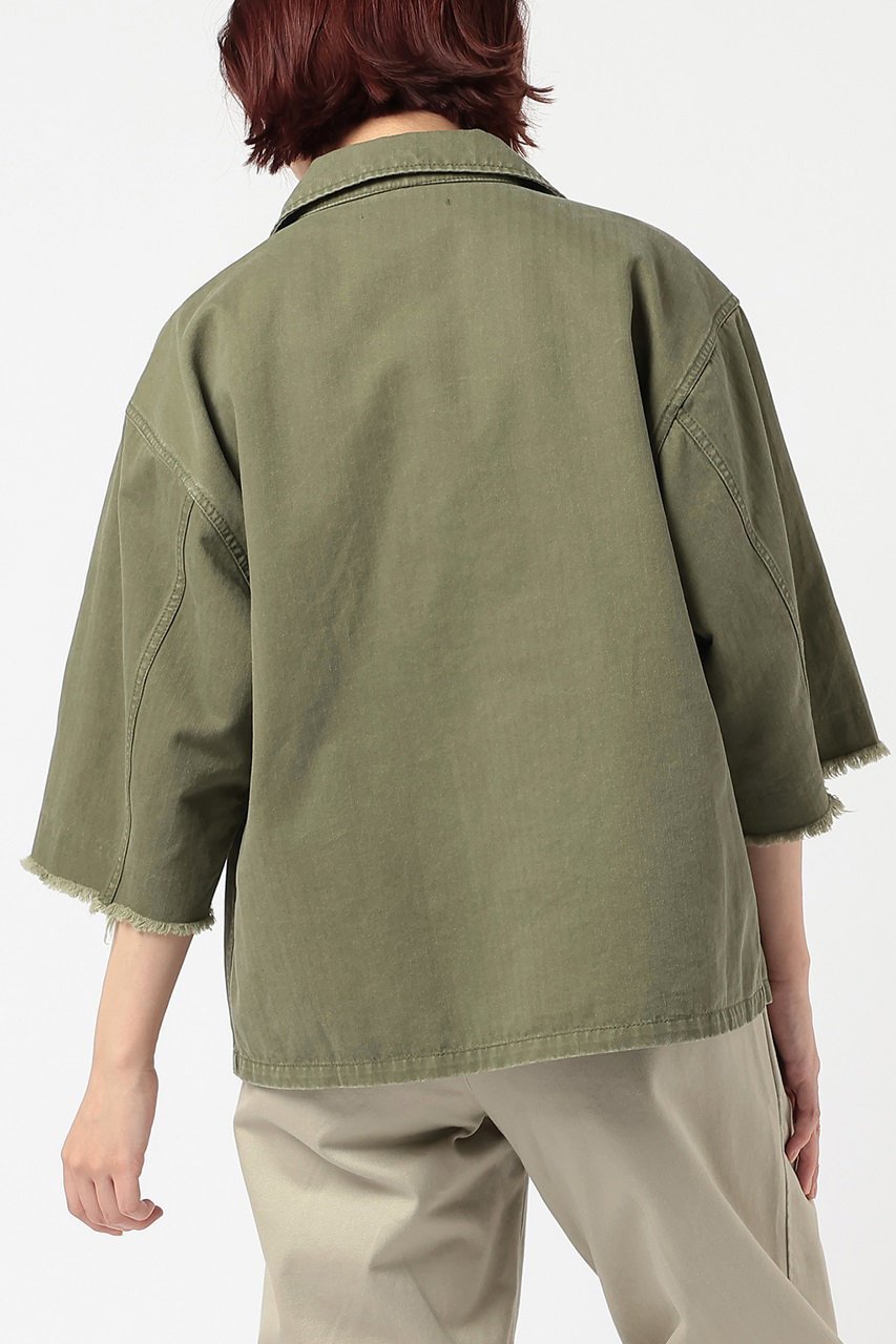 【ジェービーアタイア/J.B. ATTIRE】のPARIS UTILITY JACKET 人気、トレンドファッション・服の通販 founy(ファニー) 　ファッション　Fashion　レディースファッション　WOMEN　アウター　Coat Outerwear　ジャケット　Jackets　トップス・カットソー　Tops/Tshirt　シャツ/ブラウス　Shirts/Blouses　カットオフ　Cut Off　ショート　Short　ジャケット　Jacket　スリーブ　Sleeve　バランス　Balance　パターン　Pattern　フロント　Front　ポケット　Pocket　other-5|ID: prp329100004369602 ipo3291000000031337104