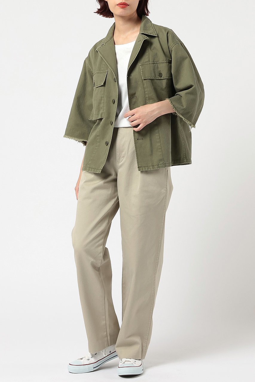 【ジェービーアタイア/J.B. ATTIRE】のPARIS UTILITY JACKET 人気、トレンドファッション・服の通販 founy(ファニー) 　ファッション　Fashion　レディースファッション　WOMEN　アウター　Coat Outerwear　ジャケット　Jackets　トップス・カットソー　Tops/Tshirt　シャツ/ブラウス　Shirts/Blouses　カットオフ　Cut Off　ショート　Short　ジャケット　Jacket　スリーブ　Sleeve　バランス　Balance　パターン　Pattern　フロント　Front　ポケット　Pocket　other-7|ID: prp329100004369602 ipo3291000000031337106