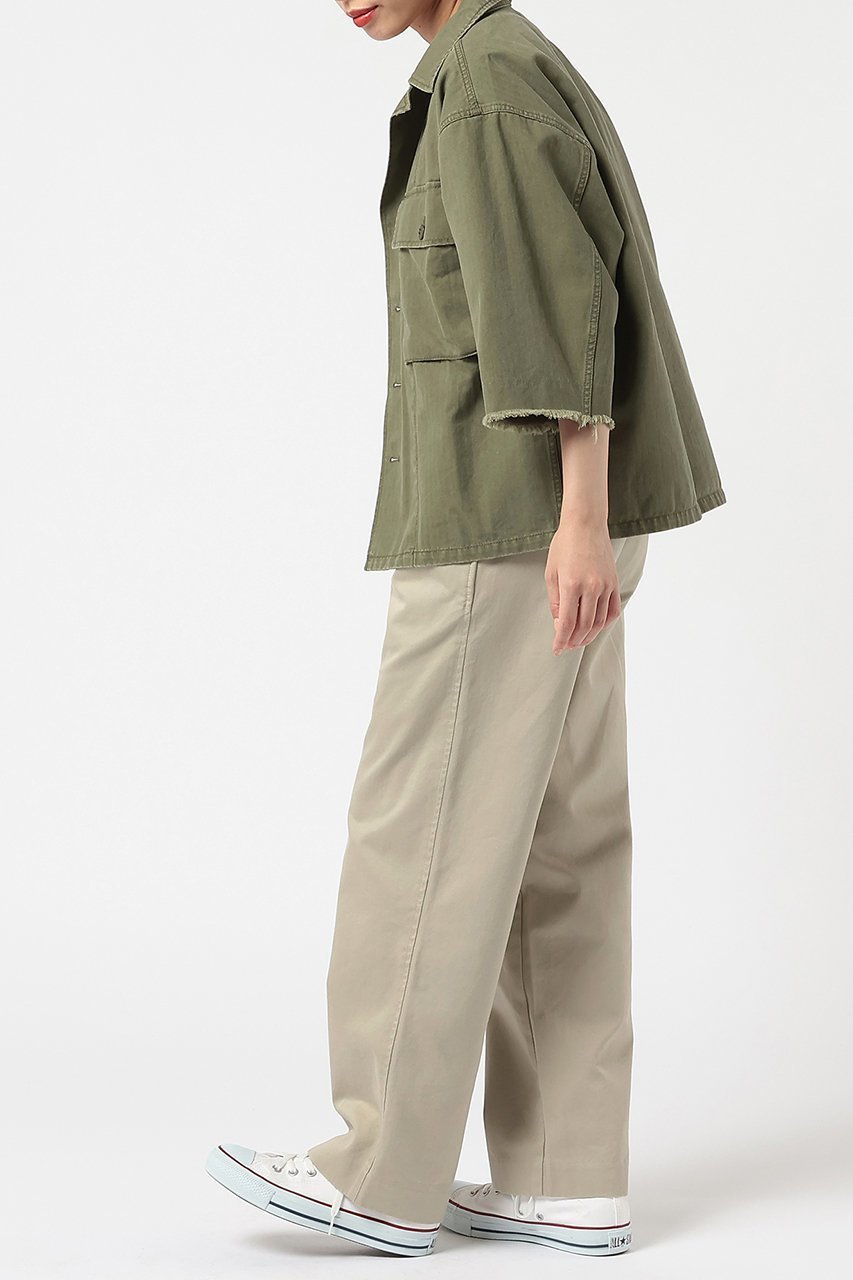 【ジェービーアタイア/J.B. ATTIRE】のPARIS UTILITY JACKET 人気、トレンドファッション・服の通販 founy(ファニー) 　ファッション　Fashion　レディースファッション　Fashion for Women　アウター　Coat / Outerwear Collection　レディースジャケット・軽アウター　Jackets　トップス・カットソー　Cut & Sew Tops　シャツ・ブラウス・オフィスカジュアル　Elegant Blouses & Button-Ups　カットオフ　Cut-Off Design　ショート　Short, Short Length　ジャケット　Jacket, Outerwear　スリーブ　Sleeve, Long Sleeve / Short Sleeve　バランス　Balance, Style Balance　パターン　Pattern, Design Print　フロント　Front, Front Design　ポケット　Pocket, Pocket Detail　other-8|ID: prp329100004369602 ipo3291000000032905189