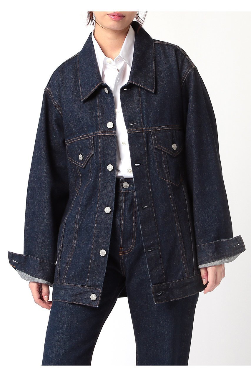 【ジェービーアタイア/J.B. ATTIRE】のPARIS JEAN JACKET 人気、トレンドファッション・服の通販 founy(ファニー) 　ファッション　Fashion　レディースファッション　Fashion for Women　アウター　Coat / Outerwear Collection　レディースジャケット・軽アウター　Jackets　ジャケット　Jacket, Outerwear　デニム　Denim, Jeans Material　バランス　Balance, Style Balance　パターン　Pattern, Design Print　ブラウジング　Blouson Silhouette, Cinched Waist　other-4|ID: prp329100004369607 ipo3291000000032952619
