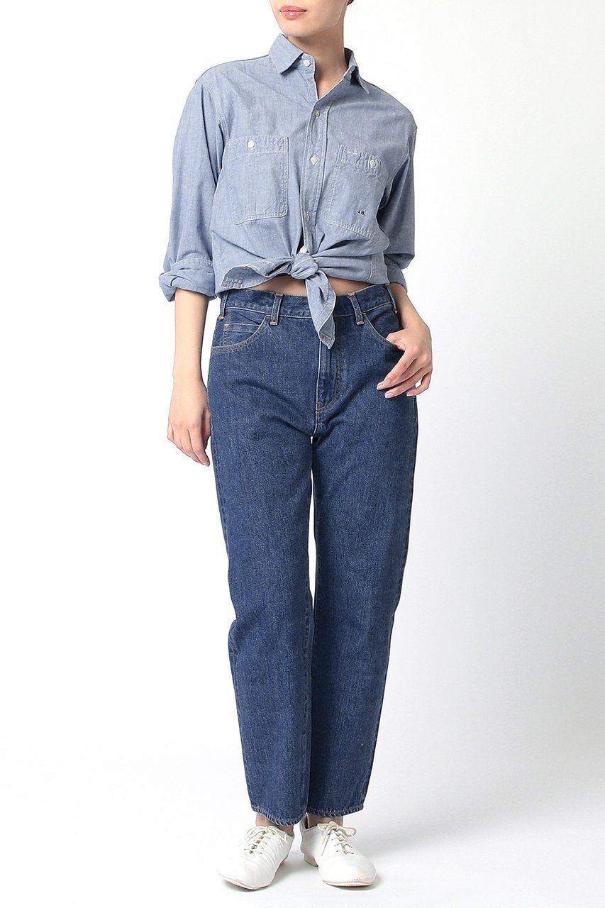 【ジェービーアタイア/J.B. ATTIRE】のRIVIERA CHAMBRAY SHIRT 人気、トレンドファッション・服の通販 founy(ファニー) 　ファッション　Fashion　レディースファッション　Fashion for Women　トップス・カットソー　Cut & Sew Tops　シャツ・ブラウス・オフィスカジュアル　Elegant Blouses & Button-Ups　おすすめ　Recommended / Our Picks　シャンブレー　Chambray, Denim-Like Fabric　スリーブ　Sleeve, Long Sleeve / Short Sleeve　ダブル　Double, Double-Breasted　デニム　Denim, Jeans Material　トリプル　Triple, Three Layers　フレンチ　French, French Style　メンズ　Men's, Menswear　ロング　Long, Long-Length　ワーク　Workwear, Utility Style　定番　Standard, Basic Item　other-8|ID: prp329100004369610 ipo3291000000035474548