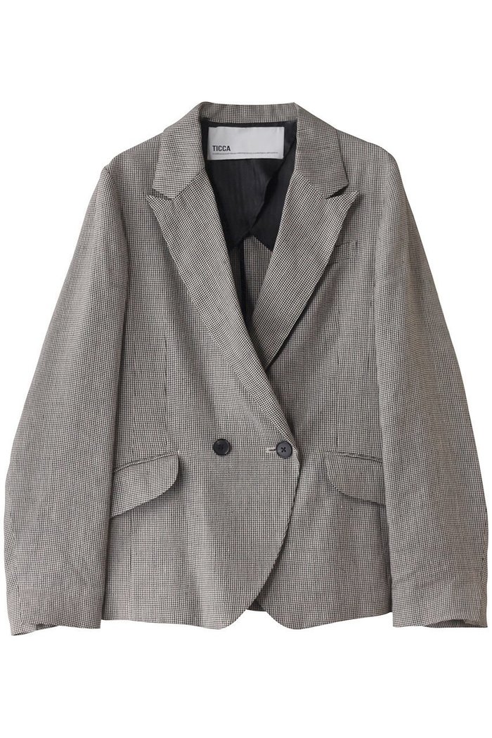 【ティッカ/TICCA】のハウンドトゥースジャケット インテリア・キッズ・メンズ・レディースファッション・服の通販 founy(ファニー) https://founy.com/ ファッション Fashion レディースファッション WOMEN アウター Coat Outerwear ジャケット Jackets おすすめ Recommend クラシカル Classical ジャケット Jacket セットアップ Set Up ハウンドトゥース Houndstooth フォルム Form リネン Linen ワイド Wide エレガント 上品 Elegant 人気 Popularity |ID: prp329100004372491 ipo3291000000030558009