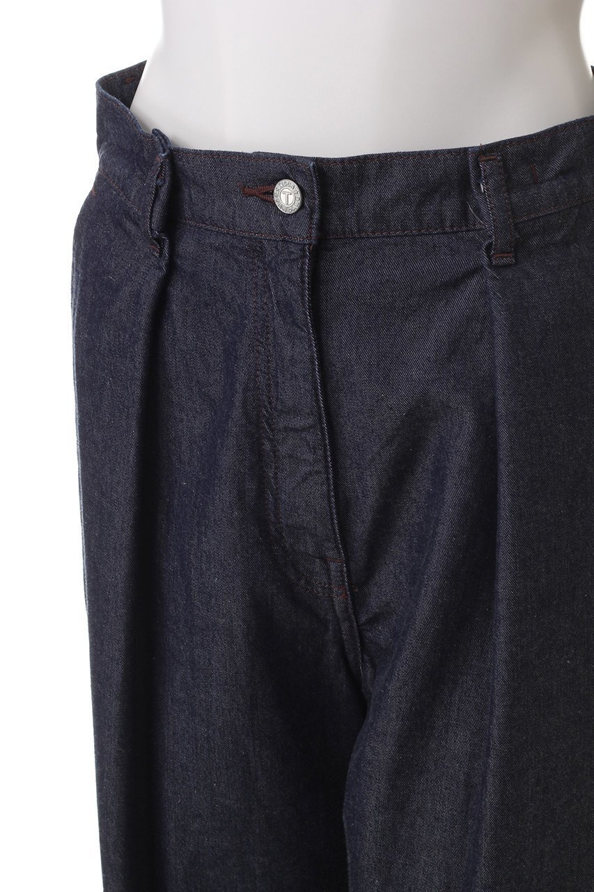 【ティッカ/TICCA】のライトデニムタックワイドパンツ 人気、トレンドファッション・服の通販 founy(ファニー) 　ファッション　Fashion　レディースファッション　Fashion for Women　パンツ　Pants & Trousers　デニムパンツ・ジーンズ・美脚デニム　Denim Jeans & Pants　ストレート　Straight, Straight Cut　デニム　Denim, Jeans Material　フォルム　Silhouette, Form　ワイド　Wide, Wide Fit　other-5|ID: prp329100004372495 ipo3291000000036099637