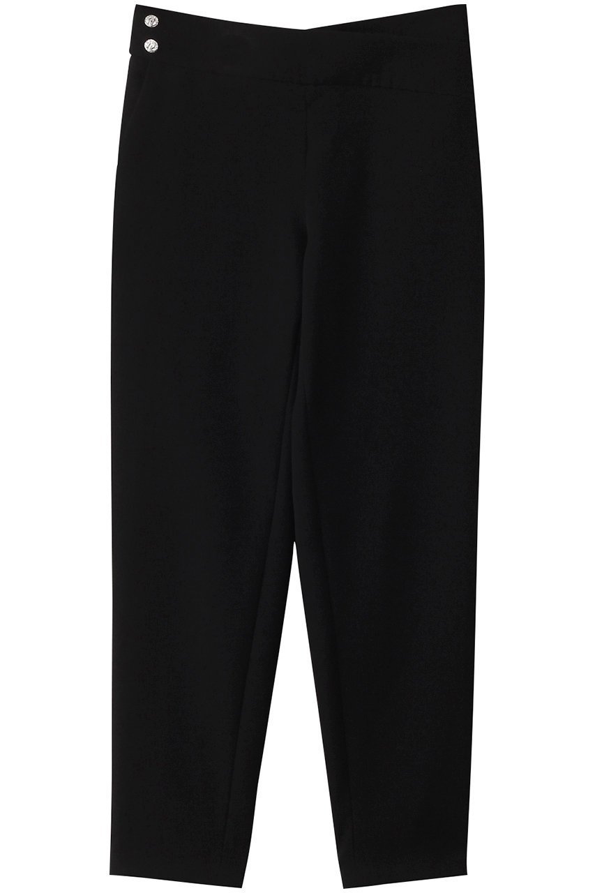 【ボーダーズ アット バルコニー/BORDERS at BALCONY】のクリスタルテーパードパンツ インテリア・キッズ・メンズ・レディースファッション・服の通販 founy(ファニー) ファッション Fashion レディースファッション Fashion for Women パンツ Pants & Trousers なめらか Smooth, Silky Texture エレガント 上品 Elegant ブラック|ID: prp329100004372497 ipo3291000000035419171