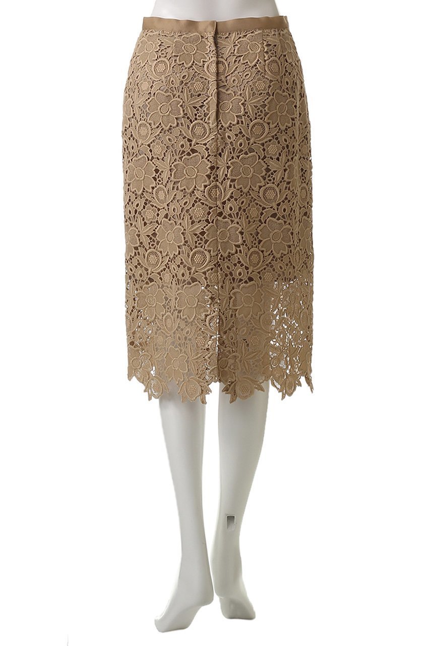 【オブリオ/AUBRIOT】のフラワーレース ペンシルスカート 人気、トレンドファッション・服の通販 founy(ファニー) 　ファッション　Fashion　レディースファッション　Fashion for Women　スカート　Skirts　エレガント 上品　Elegant　クラシック　Classic, Timeless Style　ケミカル　Chemical, Chemical Wash　フラワー　Flower, Floral　ペンシル　Pencil, Pencil Skirt　モダン　Modern, Contemporary　モチーフ　Motif, Design Theme　レース　Lace, Lace Fabric　other-4|ID: prp329100004372506 ipo3291000000035355783