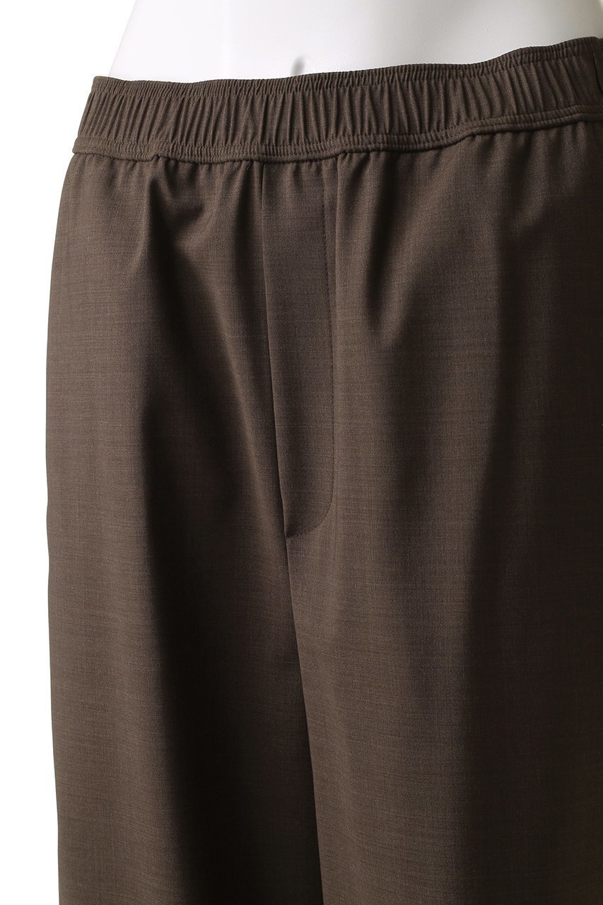 【オブリオ/AUBRIOT】のウーステッド ワイドレッグパンツ 人気、トレンドファッション・服の通販 founy(ファニー) 　ファッション　Fashion　レディースファッション　Fashion for Women　パンツ　Pants & Trousers　なめらか　Smooth, Silky Texture　イタリア　Italy　コンパクト　Compact, Small Size　スーツ　Suit, Formalwear　フィット　Fit, Slim Fit　リラックス　Relax, Relaxed Fit　ワイド　Wide, Wide Fit　再入荷　Restock / Back in Stock　other-5|ID: prp329100004372510 ipo3291000000032903500
