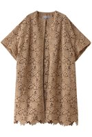 【オブリオ/AUBRIOT】のフラワーレース トッパーコート 人気、トレンドファッション・服の通販 founy(ファニー) ファッション Fashion レディースファッション Ladies' Fashion Online アウター Coat Outerwear コート Coats ケミカル Chemical コンパクト Compact ショート Short スリーブ Sleeve トッパー Topper フォルム Form フラワー Flower モダン Modern モチーフ Motif レース Race 再入荷 Restock/Back In Stock/Re Arrival |ID:prp329100004372512