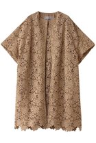 【オブリオ/AUBRIOT】のフラワーレース トッパーコート ベージュ|ID: prp329100004372512 ipo3291000000035931808