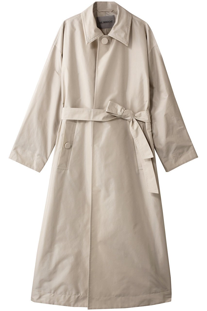 【オブリオ/AUBRIOT】のイタリアンライトタフタ ステンカラーコート インテリア・キッズ・メンズ・レディースファッション・服の通販 founy(ファニー) ファッション Fashion レディースファッション Fashion for Women アウター Coat / Outerwear Collection コート・ロングコート・ピーコート Long Coats, Peacoats & More イタリア Italy クラシック Classic, Timeless Style シンプル Simple, Minimal タフタ Taffeta, Structured Fabric フィット Fit, Slim Fit フレア Flare, Flared ロング Long, Long-Length 定番 Standard, Basic Item ライトベージュ|ID: prp329100004372513 ipo3291000000036784527