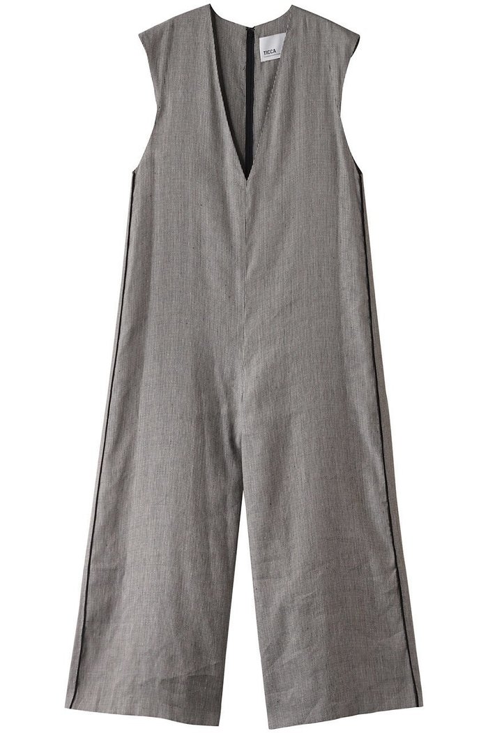 【ティッカ/TICCA】のハウンドトゥースコンビネゾン インテリア・キッズ・メンズ・レディースファッション・服の通販 founy(ファニー) https://founy.com/ ファッション Fashion レディースファッション WOMEN パンツ Pants クラシカル Classical コンビネゾン Combinaison ドレス Dress ハウンドトゥース Houndstooth フォルム Form ベロア Velor リネン Linen ワイド Wide エレガント 上品 Elegant |ID: prp329100004372522 ipo3291000000030558105