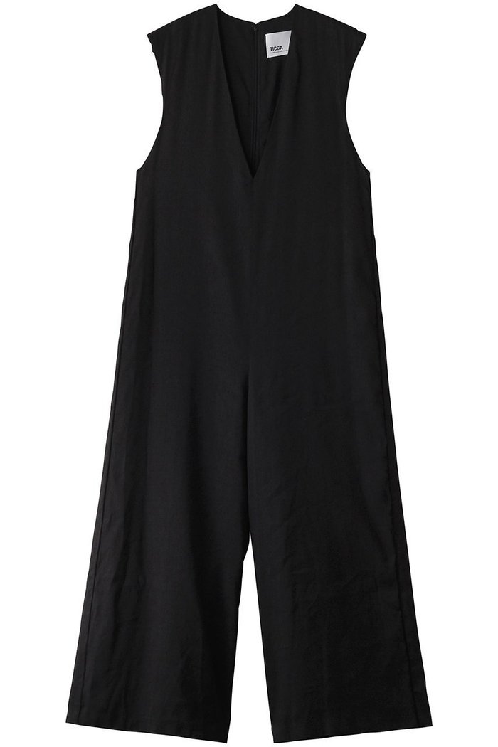 【ティッカ/TICCA】のハウンドトゥースコンビネゾン インテリア・キッズ・メンズ・レディースファッション・服の通販 founy(ファニー) https://founy.com/ ファッション Fashion レディースファッション Fashion for Women パンツ Pants & Trousers クラシカル Classical, Vintage-Inspired コンビネゾン Jumpsuit, All-in-One ドレス Dress, One-Piece ハウンドトゥース Houndstooth, Dogtooth Check フォルム Silhouette, Form ベロア Velour, Soft Velvet リネン Linen, Linen Fabric ワイド Wide, Wide Fit エレガント 上品 Elegant |ID: prp329100004372522 ipo3291000000034957726