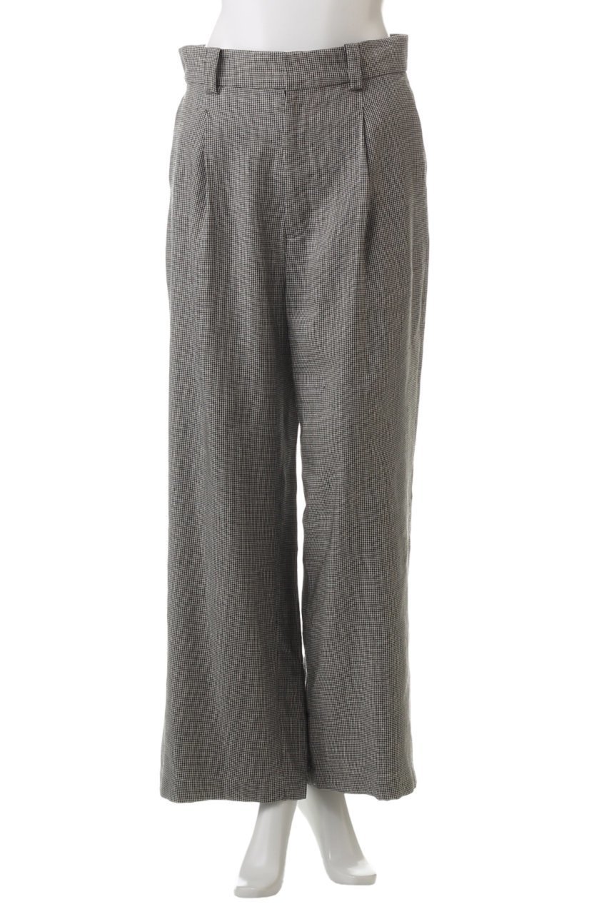【ティッカ/TICCA】のハウンドトゥースワイドパンツ 人気、トレンドファッション・服の通販 founy(ファニー) 　ファッション　Fashion　レディースファッション　Fashion for Women　パンツ　Pants & Trousers　シューズ　Shoes, Footwear　ジャケット　Jacket, Outerwear　セットアップ　Set-Up, Coordinated Outfit　ハウンドトゥース　Houndstooth, Dogtooth Check　マニッシュ　Mannish, Boyish　リネン　Linen, Linen Fabric　リラックス　Relax, Relaxed Fit　ワイド　Wide, Wide Fit　エレガント 上品　Elegant　定番　Standard, Basic Item　other-2|ID: prp329100004372523 ipo3291000000032920970