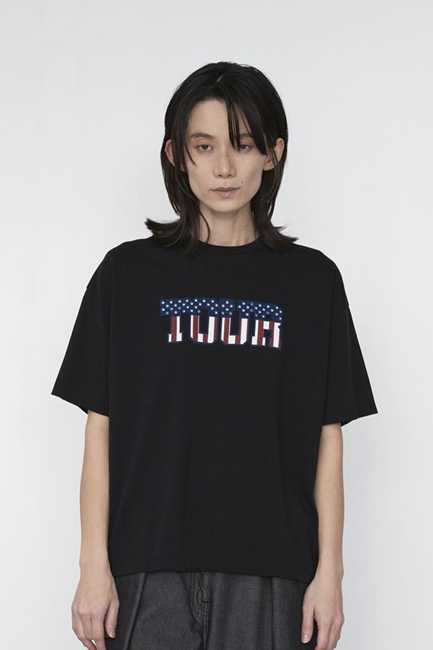 【ティッカ/TICCA】のTOURTシャツ 人気、トレンドファッション・服の通販 founy(ファニー) 　ファッション　Fashion　レディースファッション　Fashion for Women　トップス・カットソー　Cut & Sew Tops　シャツ・ブラウス・オフィスカジュアル　Elegant Blouses & Button-Ups　ロングTシャツ・Tシャツ　Longline T-Shirts & Tees　カットソー・ベーシックTシャツ　Cut-and-Sewn Tops / Stretch Tees & Basics　今季　This Season, Current Season　吸水　Absorbent, Quick-Dry　ショート　Short, Short Length　スリーブ　Sleeve, Long Sleeve / Short Sleeve　バランス　Balance, Style Balance　プリント　Print, Printed Pattern　モチーフ　Motif, Design Theme　リラックス　Relax, Relaxed Fit　小旅行　Short Trip　エレガント 上品　Elegant　other-7|ID: prp329100004372525 ipo3291000000034954269