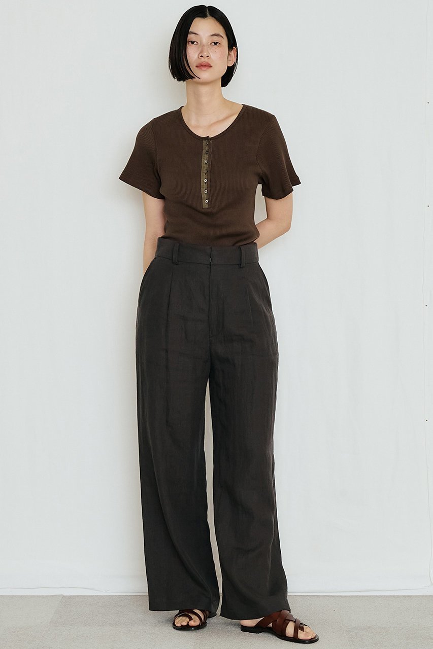 【ティッカ/TICCA】のリネンワイドタックパンツ 人気、トレンドファッション・服の通販 founy(ファニー) ファッション Fashion レディースファッション Fashion for Women パンツ Pants & Trousers マニッシュ Mannish, Boyish リネン Linen, Linen Fabric ワイド Wide, Wide Fit 夏 Summer 定番 Standard, Basic Item 春 Spring S/S・春夏 SS, Spring/Summer, Warm Season other-6|ID: prp329100004372527 ipo3291000000036496093