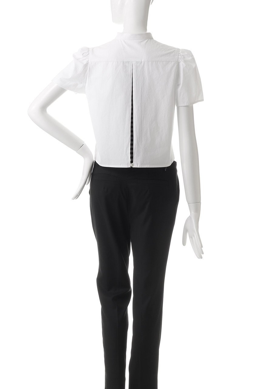 【ボーダーズ アット バルコニー/BORDERS at BALCONY】のバックボーダーシャツ 人気、トレンドファッション・服の通販 founy(ファニー) 　ファッション　Fashion　レディースファッション　Fashion for Women　トップス・カットソー　Cut & Sew Tops　シャツ・ブラウス・オフィスカジュアル　Elegant Blouses & Button-Ups　バッグ　Bags　コンパクト　Compact, Small Size　ショート　Short, Short Length　スリーブ　Sleeve, Long Sleeve / Short Sleeve　ボーダー　Border, Stripe　マキシ　Maxi, Full Length　ワイド　Wide, Wide Fit　other-4|ID: prp329100004372532 ipo3291000000032908964