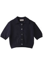 【オブリオ/AUBRIOT】のポロカラー クロップドカーディガン 人気、トレンドファッション・服の通販 founy(ファニー) ファッション Fashion レディースファッション Fashion for Women トップス・カットソー Cut & Sew Tops ニット Knit Tops & Sweaters カーディガン・羽織り Layered Style Cardigans カーディガン Cardigan, Knitwear クラシック Classic, Timeless Style コンパクト Compact, Small Size ヴィンテージ Vintage Style 再入荷 Restock / Back in Stock thumbnail ネイビー|ID: prp329100004372533 ipo3291000000032921592
