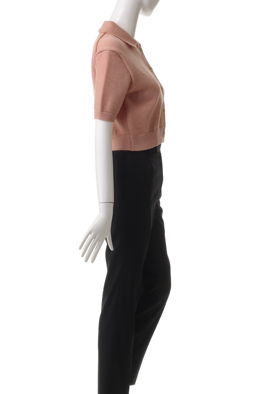 【オブリオ/AUBRIOT】のポロカラー クロップドカーディガン 人気、トレンドファッション・服の通販 founy(ファニー) 　ファッション　Fashion　レディースファッション　Fashion for Women　トップス・カットソー　Cut & Sew Tops　ニット　Knit Tops & Sweaters　カーディガン・羽織り　Layered Style Cardigans　カーディガン　Cardigan, Knitwear　クラシック　Classic, Timeless Style　コンパクト　Compact, Small Size　ヴィンテージ　Vintage Style　再入荷　Restock / Back in Stock　other-3|ID: prp329100004372533 ipo3291000000032921608