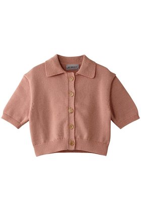 【オブリオ/AUBRIOT】のポロカラー クロップドカーディガン 人気、トレンドファッション・服の通販 founy(ファニー) ファッション Fashion レディースファッション Fashion for Women トップス・カットソー Cut & Sew Tops ニット Knit Tops & Sweaters カーディガン・羽織り Layered Style Cardigans カーディガン Cardigan, Knitwear クラシック Classic, Timeless Style コンパクト Compact, Small Size ヴィンテージ Vintage Style |ID:prp329100004372533