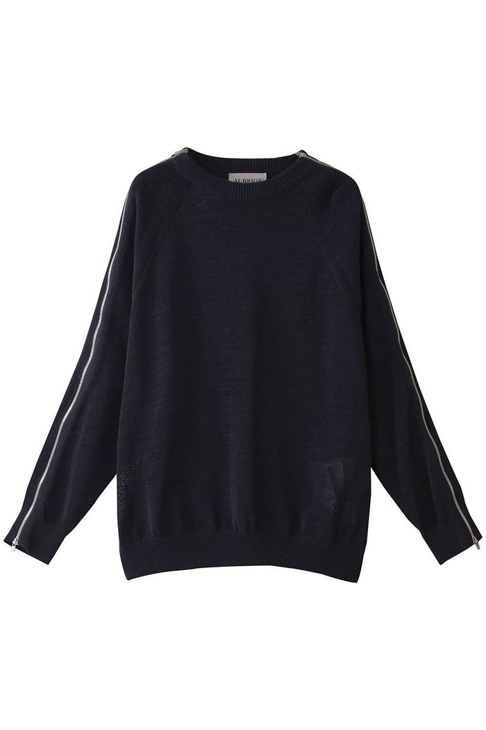 【オブリオ/AUBRIOT】のメタルファスナー クルーネックニット インテリア・キッズ・メンズ・レディースファッション・服の通販 founy(ファウニー) https://founy.com/ ファッション Fashion レディースファッション Fashion for Women トップス・カットソー Cut & Sew Tops ニット Knit Tops & Sweaters カジュアルプルオーバー・ニットトップス Pullovers & Knit Tops / Casual Pullovers イタリア Italy ベーシック Basic, Essential メタル Metal, Metal Parts モダン Modern, Contemporary |ID: prp329100004372534 ipo3291000000036759516