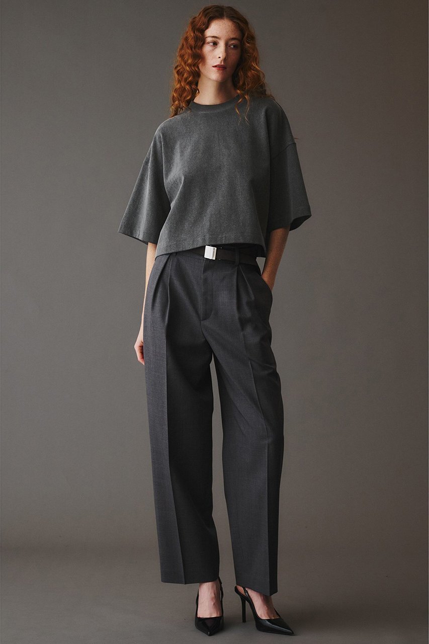 【オブリオ/AUBRIOT】のヴィンテージライク ボクシーTシャツ 人気、トレンドファッション・服の通販 founy(ファニー) 　ファッション　Fashion　レディースファッション　WOMEN　トップス・カットソー　Tops/Tshirt　シャツ/ブラウス　Shirts/Blouses　ロング / Tシャツ　T-Shirts　カットソー　Cut and Sewn　コンパクト　Compact　ショート　Short　スリーブ　Sleeve　フォルム　Form　ベーシック　Basic　リラックス　Relax　ヴィンテージ　Vintage　other-7|ID: prp329100004372535 ipo3291000000031336532